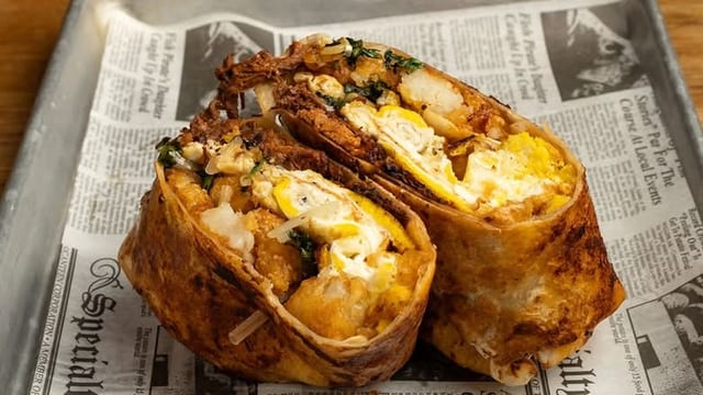 Birria Breakfast Burrito.