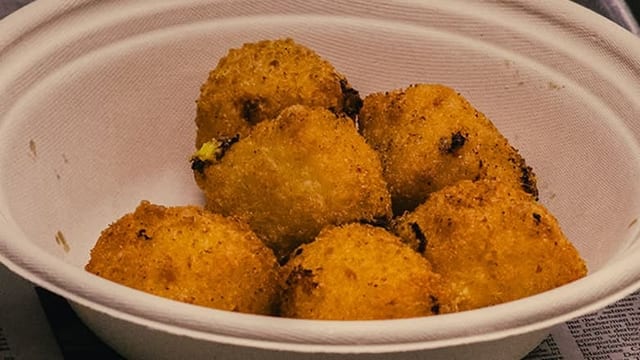 Hella Mac & Cheese Bites.