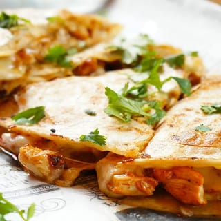 Chicken Adobo Quesadilla