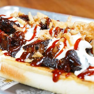 "Country Boy" Chopped Brisket Sandwich